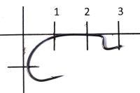 Крючок S.S. Hook Worm 19 №2