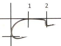 Крючок S.S. Hook Worm 19 №4