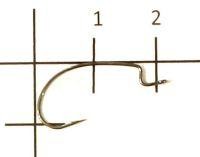 Крючок S.S. Hook Worm 19 №6