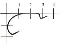 Крючок Saikyo BS-2315 BN №2
