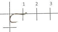 Крючок Sasame F-779 №8