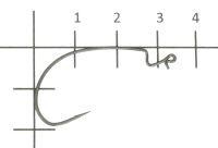 Крючок Vanfook DM-22 stealth black №1