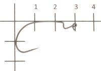 Крючок Vanfook DM-22 stealth black №3