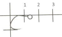 Крючок Vanfook ME-31BL stealth black №4