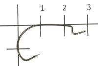 Крючок Wide Range Worm 216 №4 RB