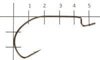 Крючок Wide Range Worm 216 №4/0 RB