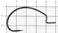 Крючок Worm 25 №3/0