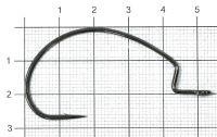 Крючок Worm 25 №4/0