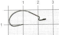 Крючок Worm 310 BN №4