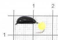 Мормышка Банан d4 ядреный глаз желтый неон True Weight