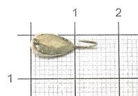 Мормышка Банан с ушком d5 001 серебро Nautilus