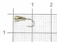 Мормышка Башмачок с отверстием d3 001 серебро Nautilus