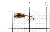 Мормышка Башмачок с отверстием d3 003 медь Nautilus