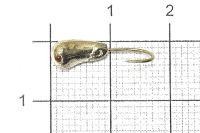 Мормышка Башмачок с отверстием d4.6 001 серебро Nautilus