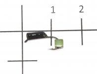 Мормышка Гвоздекубик d2 зеленый кр.kumho True Weight