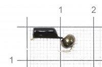 Мормышка Гвоздешарик d.2.5 ядреный глаз зеленый кр.kumho True Weight