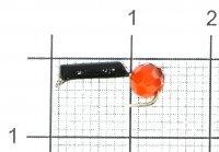 Мормышка Гвоздешарик d1.5 многогранный оранжевый кр.kumho True Weight