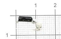 Мормышка Гвоздешарик d2 серебро паетка кр.kumho True Weight