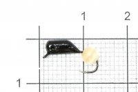 Мормышка Гвоздешарик кошачий глаз d.2.5 оранжевый кр.kumho True Weight