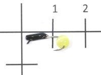 Мормышка Гвоздешарик Кошачий глаз d1.5 желтый кр.kumho True Weight