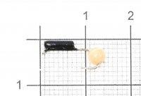 Мормышка Гвоздешарик Кошачий глаз d1.5 красный кр.kumho True Weight