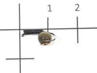 Мормышка Гвоздешарик Кошачий глаз подвес d1.5 болотный кр.kumho True Weight