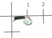 Мормышка Гвоздешарик Кошачий глаз подвес d1.5 голубой кр.kumho True Weight