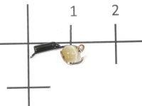 Мормышка Гвоздешарик Кошачий глаз подвес d1.5 кофейный кр.kumho True Weight