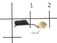 Мормышка Гвоздешарик Кошачий глаз подвес d2 кофейный кр.kumho True Weight