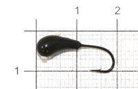 Мормышка Груша с отверстием d4 004 черный никель Nautilus