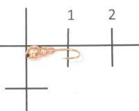 Мормышка Гусеница с отверстием d3.3 003 медь Nautilus