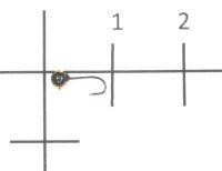 Мормышка Дробинка с отверстием d2.5 004 черный никель Nautilus