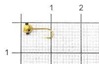Мормышка Дробинка с отверстием d3 002 золото Nautilus