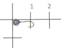 Мормышка Дробинка с отверстием d4 004 черный никель Nautilus