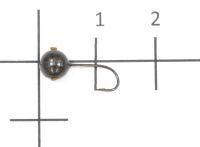 Мормышка Дробинка с отверстием d5 004 черный никель Nautilus