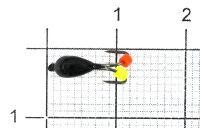 Мормышка Жучок-коза №2 медь Санхар