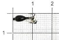 Мормышка Жучок-коза №2 серебряный шар, латунь Санхар