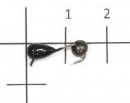 Мормышка Капля d4 черная латунь True Weight