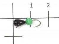 Мормышка Капля Кошачий глаз d4 зеленый True Weight