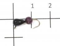 Мормышка Капля Кошачий глаз d4 индиго True Weight