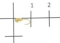 Мормышка Капля малая с лыской d2.5 002 золото Nautilus