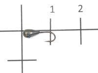 Мормышка Капля малая с лыской d3 004 черный никель Nautilus