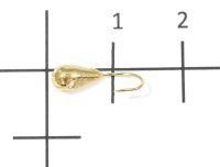 Мормышка Капля малая с лыской d4 002 золото Nautilus