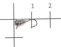 Мормышка Капля полуграненая с ушком d4 004 черный никель Nautilus