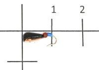 Мормышка Капля с длинной коронкой d3 медь ИП Солдатов А.В.