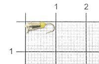 Мормышка Капля с фосфорным наплывом и ушком d2.5 430-029 серебро Nautilus