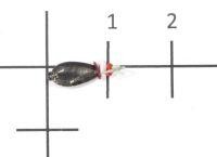 Мормышка Клоп с ушком d4 004 черный никель Nautilus