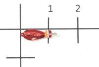 Мормышка Клоп с ушком d4 008 красный Nautilus