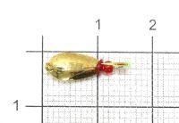 Мормышка Клоп с ушком d5 002 золото Nautilus