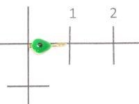 Мормышка Клопик с эпоксидным глазком d3 297-522 золото, зеленый Nautilus